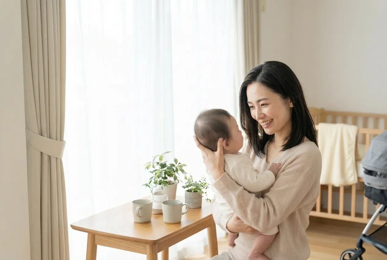 女性の薄毛の原因となるホルモンバランスの変化を示すイメージ